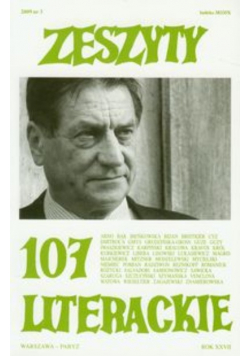 Zeszyty Literackie 107