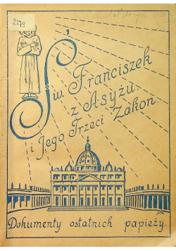 Św Franciszek z Asyżu i Jego trzeci zakon 1948 r