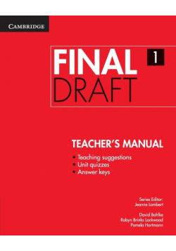 Final Draft Level Teacher's Manual