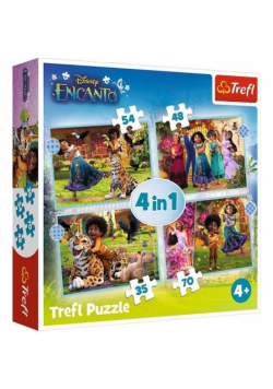 Puzzle 4w1 Nasze magiczne Encanto TREFL