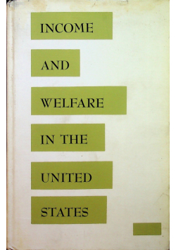 Income and Welfare in the United States