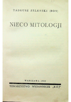Nieco mitologji 1935 r.
