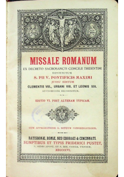 Missale Romanum 1916 r.
