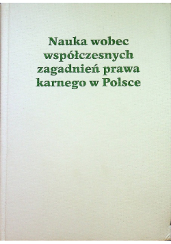 Nauka wobec współczesnych zagadnień prawa