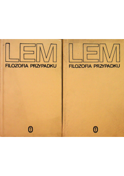 Filozofia przypadku Tom I-II