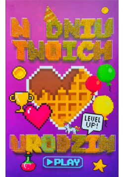 Karnet Urodziny młodzieżowe 2K