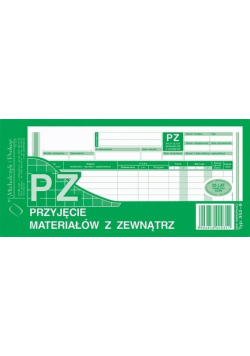 PZ przyjęcie materiałów z zewnątrz 352-8