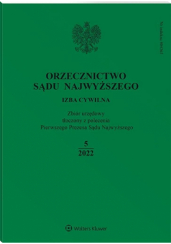Orzecznictwo Sądu Najwyższego 5/2022