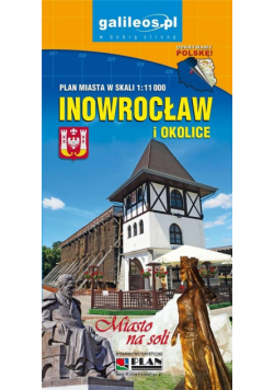 Plan miasta - Inowrocław i okolice lam. 1:11 000