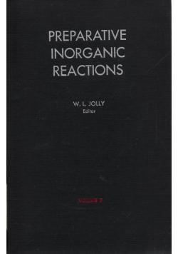 Preparative inorganic reactions tom VII
