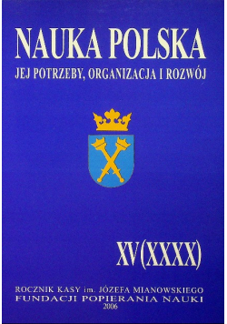 Nauka Polska jej potrzeby organizacja i rozwój