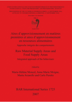 Aires d'approvisionnement en matières premières et aires d'approvisionnement en ressources alimentaires/Raw Material Supply Areas and Food Supply Area