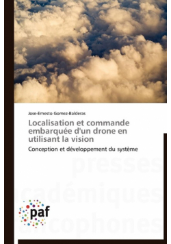 Localisation et commande embarquée d'un drone en utilisant la vision