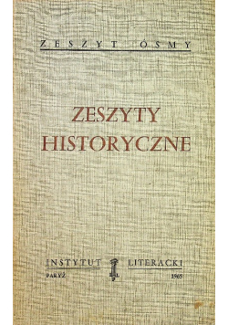 Zeszyty historyczne zeszyt 8
