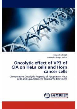 Oncolytic effect of VP3 of CIA on HeLa cells and Horn cancer cells
