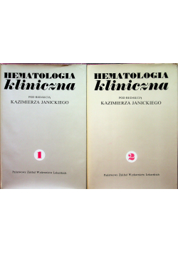 Hematologia kliniczna tom 1 i 2