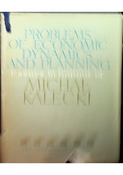 Problem of economic dynamics and planning