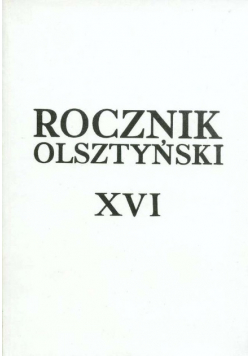 Rocznik Olsztyński XVI