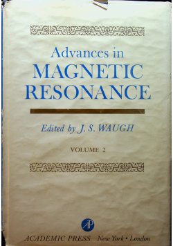 Advances magnetic resonance