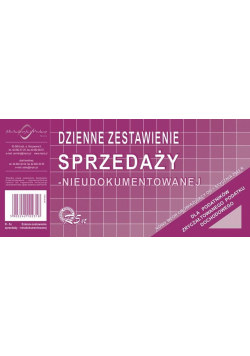 Dzienne zestawienie sprzedaży nieudokument... R5N