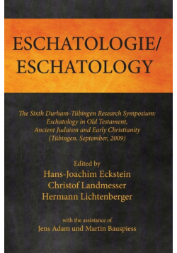 Eschatologie Eschatology