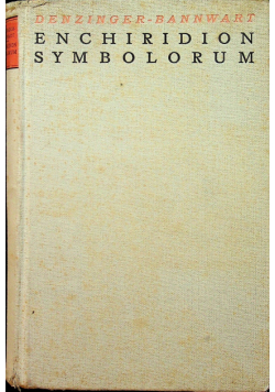Enchiridion Symbolorum 1928 r