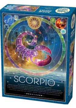 Układanka 500 elementów  Znaki zodiaku Skorpion