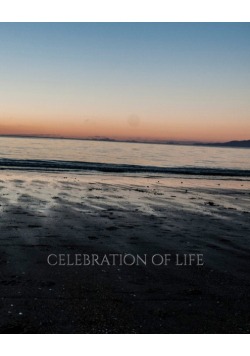 celebration of life  scenic  remembrance  Journal