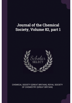 Journal of the Chemical Society, Volume 82, part 1