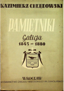 Chłędowski Pamiętniki Galicja