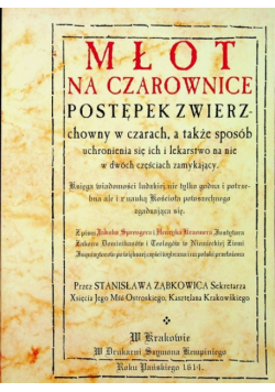 Młot na czarownice reprint z 1614 roku