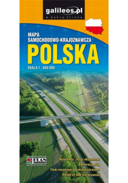 Mapa samochodowo-kraj. - Polska 1:650 000 lam w.12