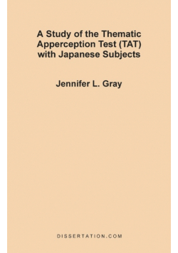 A Study of the Thematic Apperception Test (TAT) with Japanese Subjects