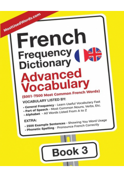 French Frequency Dictionary - Advanced Vocabulary
