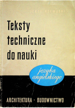 Teksty techniczne do nauki języka angielskiego