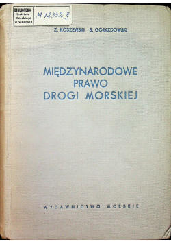 Międzynarodowe prawo drogi morskiej