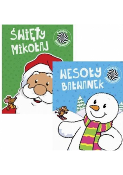 Pakiet: Ruchome obrazki 2 Św.Mikołaj/Bałwanek