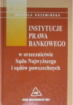 Instytucje prawa bankowego