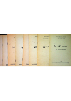 Monografie Miast Morski 8 tomów 1946 r