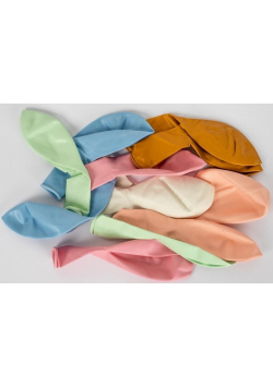 Balony Joy pastelowe 30cm 12szt MIX