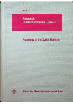 Pathology of the Syrian Hamster