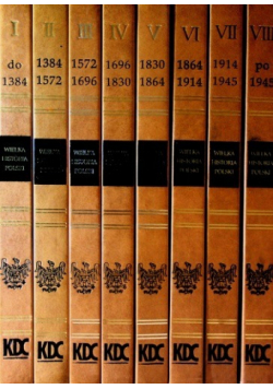 Wielka historia Polski tom 1 do 8