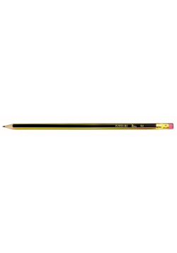 Ołówek z gumką twar.B2 KV050-B2 (12szt.)