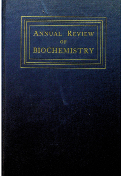 Annual Review of Biochemistry volume 37
