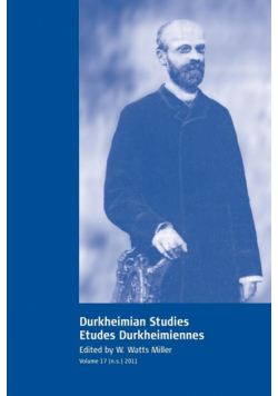 Durkheimian Studies/Études Durkheimiennes