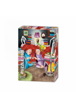 Puzzle 500 Tajemnicze spotkanie na kawie