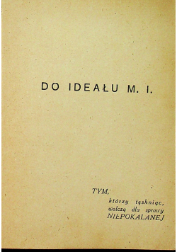 Do idealu M I 1946 r