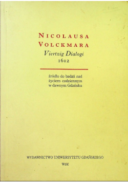 Nicolausa Volckmara Viertzig dialogi 1612