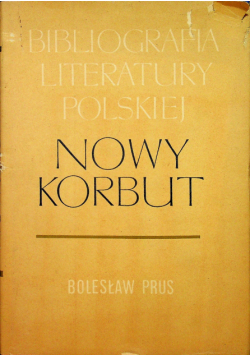Nowy Korbut Bolesław Prus