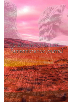 Angel  landscape Themed  celebration of life remembrance  Blank Journal